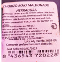 Chorizo de Bellota 100% Ibérico Anilla Maldonado