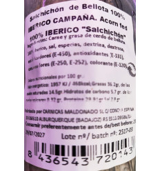 Salchichón de Bellota 100% Ibérico Maldonado